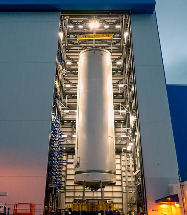 Blue Origin's New Glenn rocket in the first stage of development