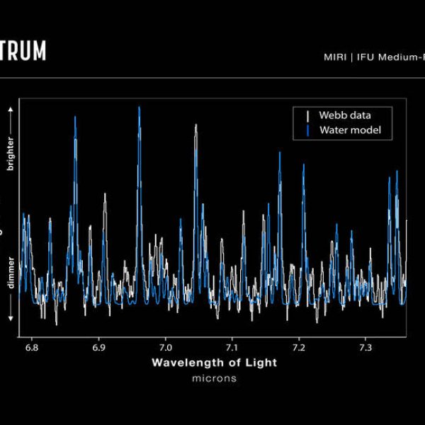 Webb Detects Water Vapor In Rocky Planet-Forming Zone